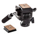 YUNTENG YT-950 Heavy Duty Tripod Action Fluid Drag Head with Quick Mount Plate