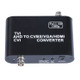 Full HD 1080P TVI / AHD / CVI to CVBS / VGA / HDMI Video Converter, Upgraded Version, Support AHD Signal 500m, DC 5-12V, US Plug / EU Plug / UK Plug(Black)