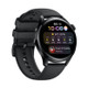 Original Huawei Watch 3 46mm GLL-AL00 1.43 inch AMOLED Color Screen Bluetooth 5.2 5ATM Waterproof, Support Sleep Monitoring / Body Temperature Monitoring / eSIM Independent Call / NFC Payment (Vitality Black Rubber Strap)