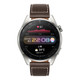 Original Huawei Watch 3 Pro 48mm GLL-AL01 1.43 inch AMOLED Touch Screen Bluetooth 5.2 5ATM Waterproof, Support Sleep Monitoring / Body Temperature Monitoring / eSIM Independent Call / NFC Payment (Fashion Brown Leather Strap)