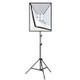 PULUZ Softbox Lighting Kit 2 PCS 50x70cm Professional Photo Studio Photography Light Equipment with 8 x E27 20W E27 Socket Bulb Photography Lighting Kit for Filming Portrait Shooting / Fashion Advertising Photography(US Plug)