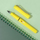5 PCS No Ink No Need To Sharpen Drawing Sketch Pen Not Easy To Break Erasable HB Writing Pencil(Makaron Yellow)
