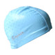Saqiner PU Coated Waterproof Breathable Universal Swimming Cap(Light Blue)