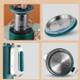 Ronshen RS-H661 Health Pot Household Multifunctional Portable Mini Teapot CN Plug, Style:With Filter(Dark Green)