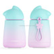 300mL Lady Wit Cat Stainless Steel Mug Gradient Cute Lovely Cup(Cyan)