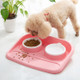 Dog Cats Pet Feeder Drinking Bowls Food Bowl(Green)