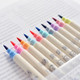 10 PCS Touch Writing Brush Pen Color Sketch Pen Calligraphy Marker Pens Set Stationery Drawing Art School Supplies, Type:Soft pen