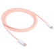 12W PD USB-C / Type-C to 8 Pin Data Cable, Cable Length: 1m(Pink)