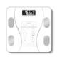 Household Smart Body Fat Electronic Weighing Scale, USB Charging Version (White)