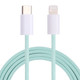 20W PD USB-C / Type-C to 8 Pin Data Cable, Cable Length: 1m(Green)