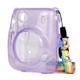 Glitter Power Crystal Case with Strap for FUJIFILM Instax mini 11 (Purple)