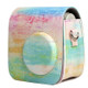 Rainbow Oil painting Pattern PU Leather Protective Camera Case Bag For FUJIFILM Instax Mini 7S / 7C Camera