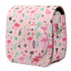 Pink Flamingo Pattern PU Leather Protective Camera Case Bag For FUJIFILM Instax Mini 7S / 7C Camera