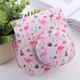 Watermelon Flamingo Pattern Full Body Camera PU Leather Case Bag with Strap for FUJIFILM instax mini 9 / mini 8+ / mini 8