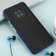 For Huawei Mate 20 Pro Skin Hand Feeling Series Anti-fall Frosted PC+ TPU Case(Blue)