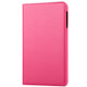 For Galaxy Tab A 10.1 / T580 Litchi Texture Horizontal Flip 360 Degrees Rotation Leather Case with Holder(Magenta)