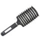 Hair Scalp Massage Comb Hairbrush Bristle Nylon Women Curly Detangle Hair Brush for Salon Hairdressing Styling Tool(Black)