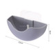 5 PCS Plastic Drain Soap Box Bathroom Wall-mounted Soap Storage Box(Dark Blue)