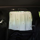 Car Embroidery Curtain Sunshade Cartoon Cotton Suction Cup Curtain Car Sunscreen Insulation Covering Curtain(Bear)