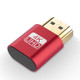 VGA Virtual Display Adapter HDMI 1.4 DDC EDID Dummy Plug Headless Display Emulator (Red)