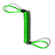 Alarm Disc Lock Security Anti Thief Motorbike Wheel Disc Brake Spring Cable(Green)