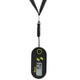 HK-313 Mini Single Function 3D Electronic Pedometer with Lanyard(Black)