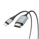 hoco UA15 8 Pin to HDMI HD Same Screen Conversion Cable, Length: 2m(Tarnish)