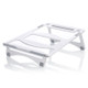 Portable Aluminum Alloy Cooling Holder Can Be Folded (Silver)