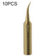 10 PCS BEST Pure Copper Low Temperature Soldering Iron Tip Special for Welding Fly Jump Wire A-900M-T-IS