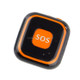 V28 Necklace Style GSM Mini LBS WiFi AGPS Tracker SOS Communicator(Black)