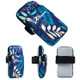 2 PCS B026 Running Mobile Phone Arm Bag Sports Yoga Mobile Phone Bag, Specification： Small (Leaves Blue)