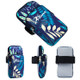 2 PCS B026 Running Mobile Phone Arm Bag Sports Yoga Mobile Phone Bag, Specification： Large (Leaves Blue)