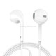 AIN MK-S02 3.5mm Plug Semi-in-ear Wired Wire-control Earphone with Microphone, Supports HD Call, Cable Length: 1.25m