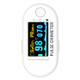 M390 OLED Colorful Screen Finger Clip-Based Blood Oxygen Monitor(White)