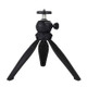 PULUZ 20cm Pocket Plastic Tripod Mount with 360 Degree Ball Head for Smartphones, GoPro, DSLR Cameras(Black)