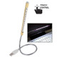 Portable Touch Switch  USB LED Light, 10-LED (Gold)