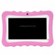 768 Kids Education Tablet PC, 7.0 inch, 1GB+8GB, Android 4.4 Allwinner A33 Quad Core Cortex A7, Support WiFi / TF Card / G-sensor, with Holder Silicone Case(Pink)