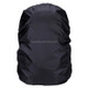 70L Adjustable Waterproof Dustproof Backpack  Rain Cover Portable Ultralight Protective Cover(Black)