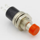 10 PCS 7mm Thread Multicolor 2 Pins Momentary Push Button Switch(Red)