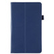Litchi Texture Horizontal Flip Leather Case with Holder for Galaxy Tab A8.0 T290(Blue)