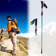 125cm Adjustable Portable Outdoor Aluminum Alloy Trekking Poles Stick(Red)