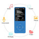 Fashion Portable LCD Screen FM Radio Video Games Movie MP3 MP4 Player Mini Walkman, Memory Capacity:4GB(Light Blue)