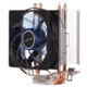 LED CPU Cooler Pure Copper Double Heat Pipe CPU Radiator CPU Fan, with Blue Light