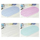 7 PCS Waterdrop Bathroom Mat with Suction Cup Massage Foot Mat Bathtub Anti-slip Mat(Transparent White)