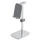 YZ-103 Basic Version Phones / Tablet PCs Universal Aluminum Alloy Desktop Stand Headphone Stand Display Hanger with Cable Clip(Silver)