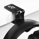 Universal Aluminum Alloy Screw Fixed Headphone Hook(Black)