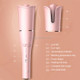 Original Xiaomi Youpin Z1 lena Household Automatic Electric Hair Curler (Pink)