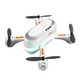 LSRC Rainbow Light 2.4GHz RC Mini Drone Toys Gift, Single Lens 480P (White)