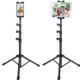 Floor Tablet Tripod Stand Adjustable For 4.7-12.9 inch iPad Carrying Holder