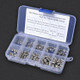 200 PCS Car 304 Stainless Steel Concave Head Hexagon Socket Screws Assortment Kit